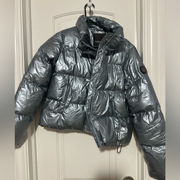 Noize Coco M puffer jacket blue metallic like new condition - Picture 4 of 4